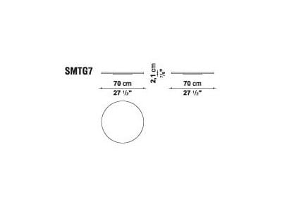 Круглый мраморный стол с Lazy Susan Maxalto Xilos ARCH-00065078 - Вид №3