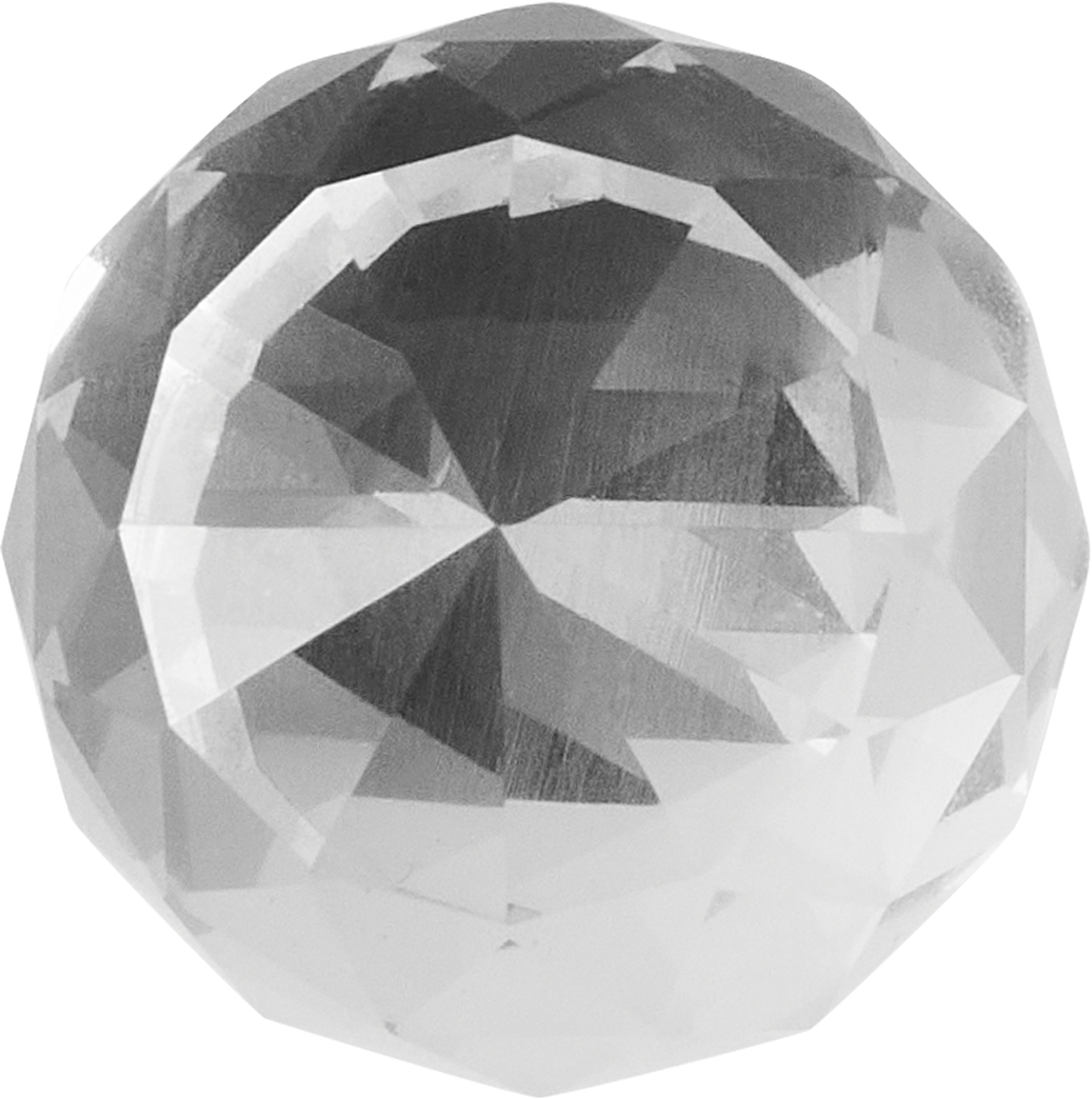 84653168 Ручка-кноб Wilson 30x30 мм, цвет прозрачный хром STLM-0053200 INSPIRE  - Вид №2