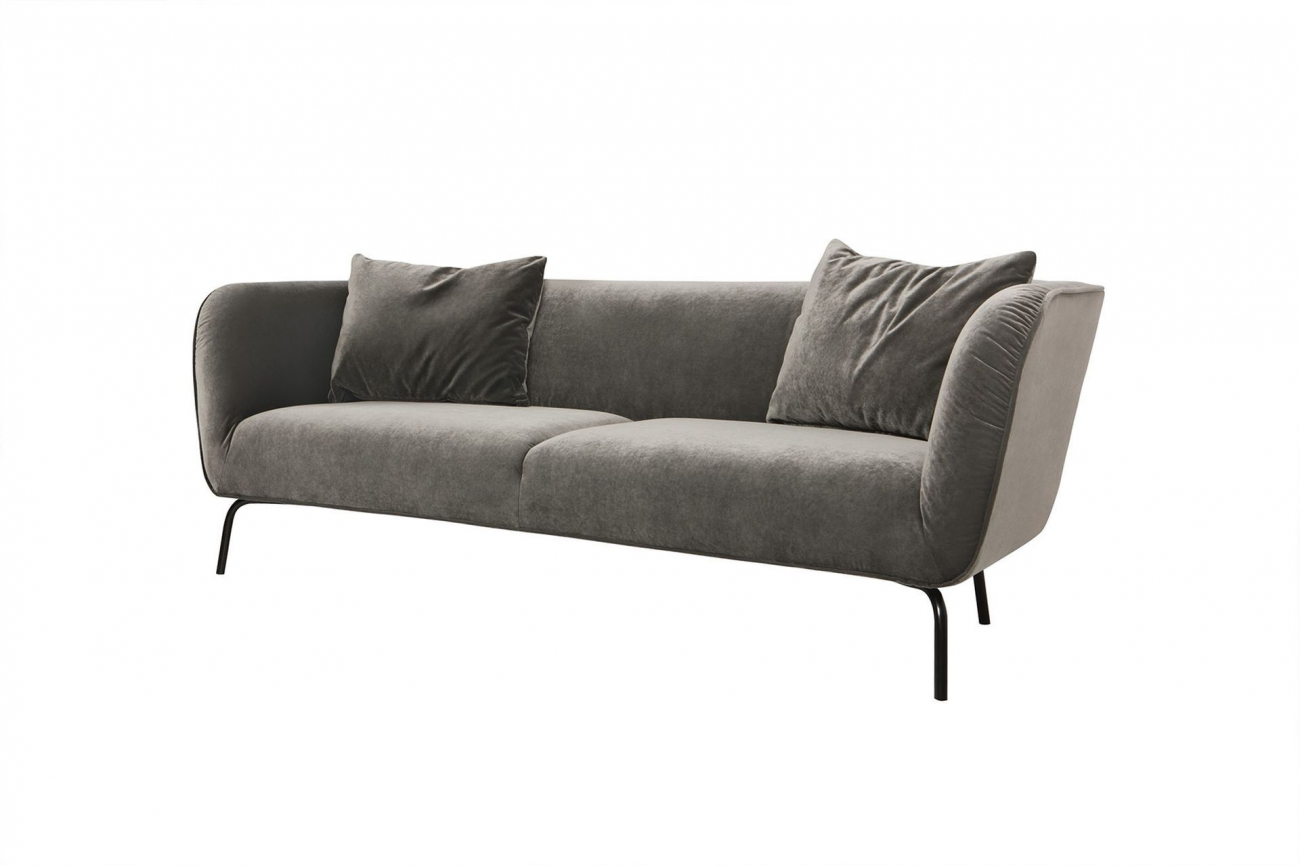 Диван Selma прямой темно-серый с подушками SITS SELMA 192336 Серый  - Вид №3