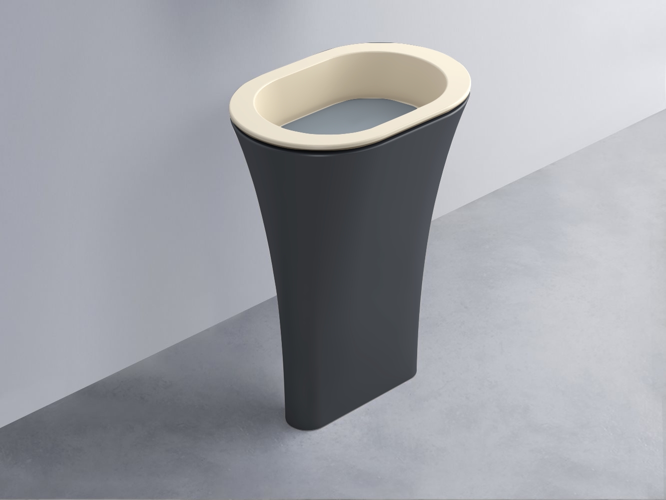 AMLA65-LN+AMPILO-BR+AMCOLO-BA Раковина Amedeo Ovale отдельностоящая cielo Enjoy + Amedeo Ceramica Cielo