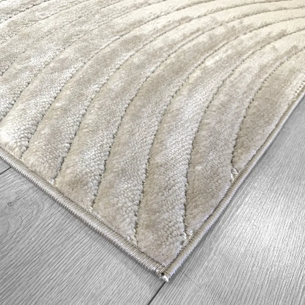 CTIM Ковер «Луна» 160x230 см с рельефным ворсом бежевый 89360171 STLM-1535803 - Вид №2