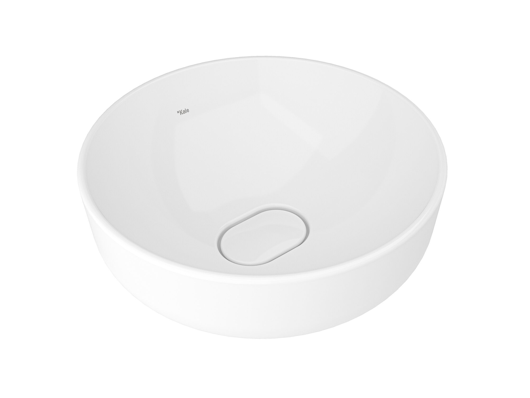 Круглый умывальник Fireclay Kaleseramik сантехника ARCH-00076088 - Вид №4