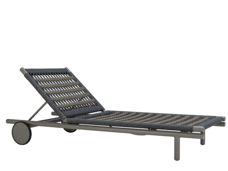 Садовая кровать из морской веревки и алюминия JANUS et Cie Anatra ARCH-00034967 - Вид №2