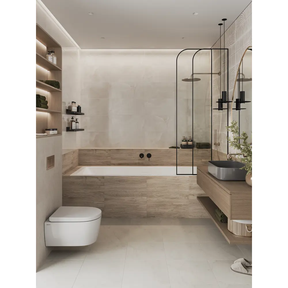 Настенная плитка Dubai 02 30x60 см 1.44 м² матовая цвет бежевый Santreyd STLM-2039108 - Вид №5