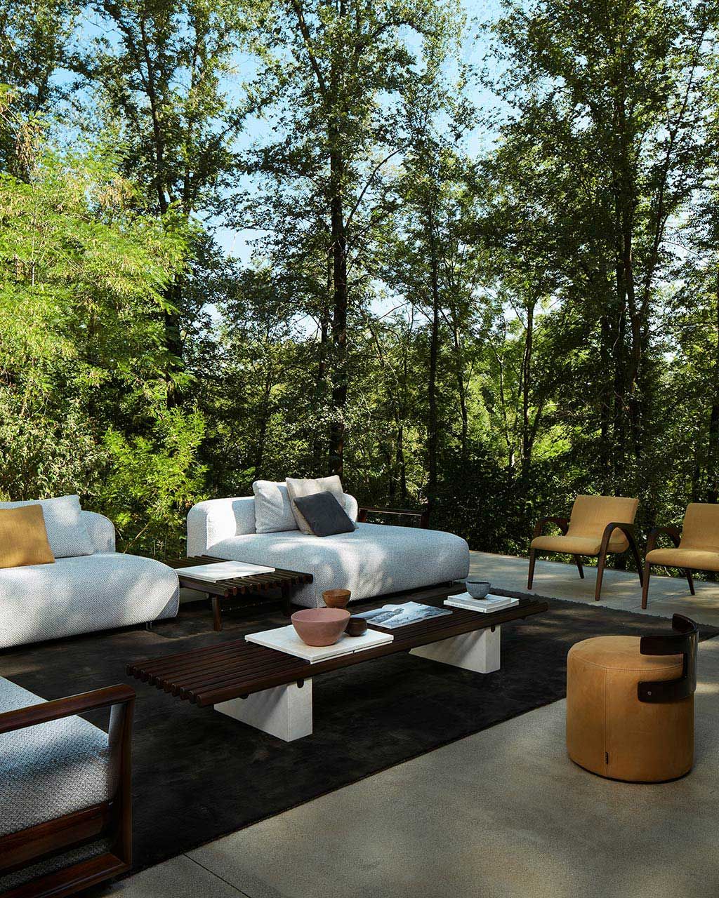 Низкий садовый столик из красного дерева Exteta Эльба ARCH-00085814 - Вид №11