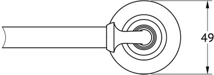 STI 412 Штанга для полотенца 40 cm 3SC STILMAR ANTIQUE SILVER Treesseci 3SC - Вид №1