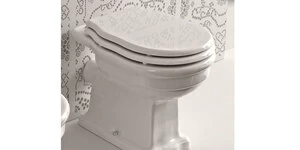 D10 Приставной унитаз напольный Белый Ceramica Hidra ELLADE Италия