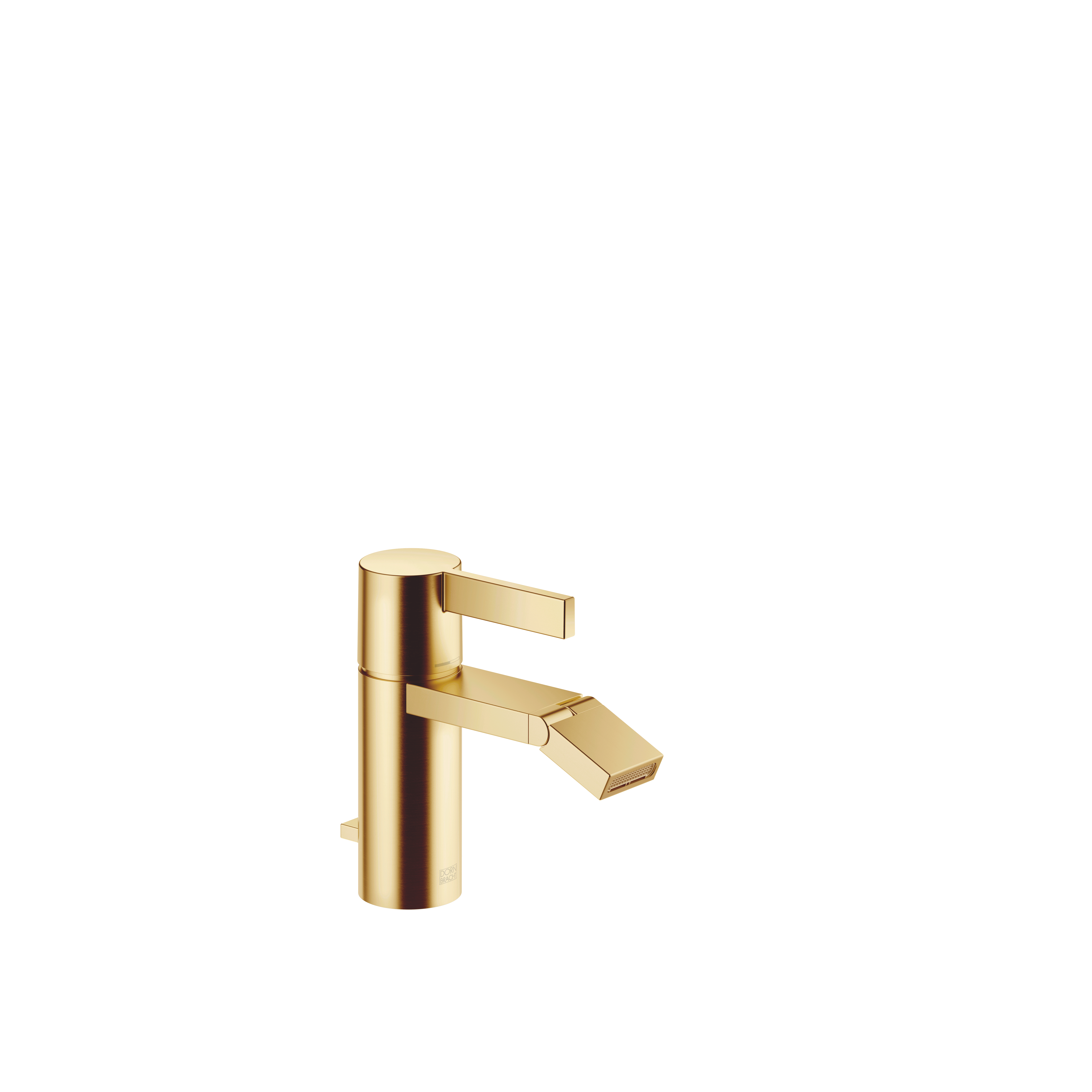 Смеситель для биде однорычажный с донным клапаном - Brushed Durabrass (23-каратное золото) DornBracht CL.1 33600670-28