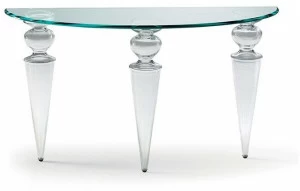 Reflex Консоль из стекла полумесяца Gran canal