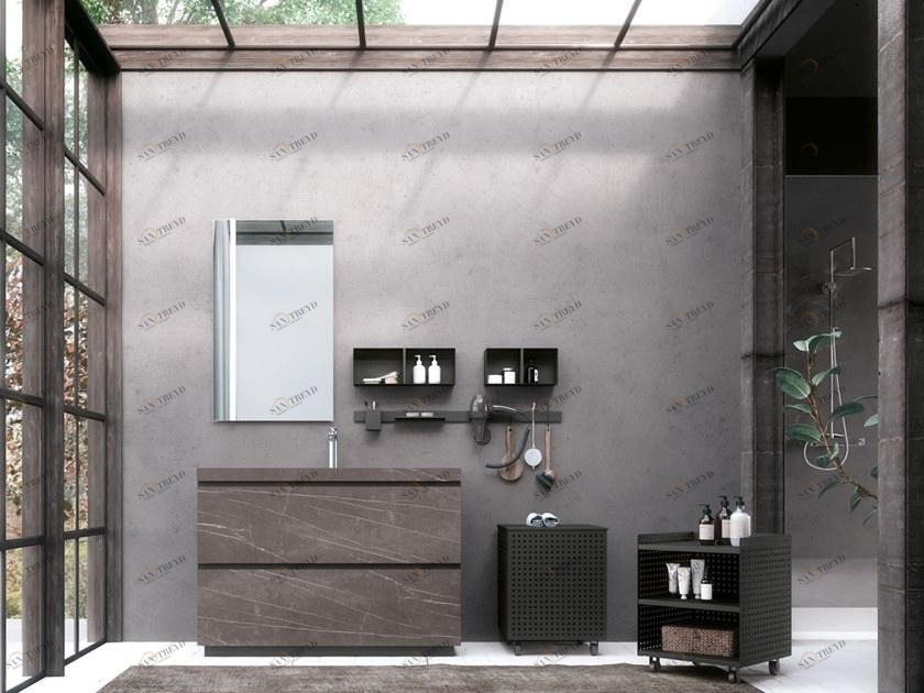 Archeda Мебель для умывальника напольная с ящиками Linea sun-id-1460035