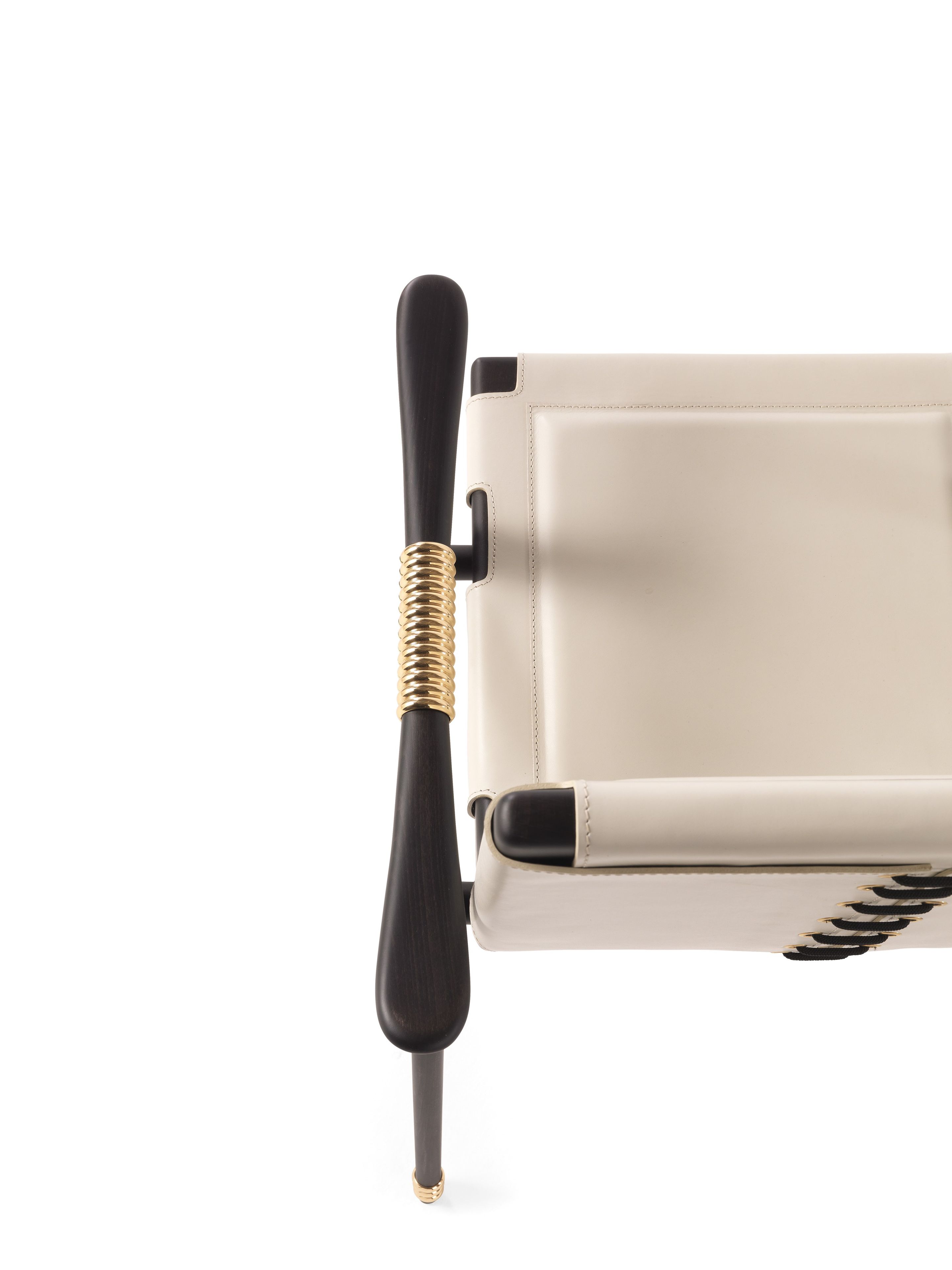 Кожаный стул с подлокотниками ETRO Home Interiors Dinka ARCH-00036305 - Вид №3