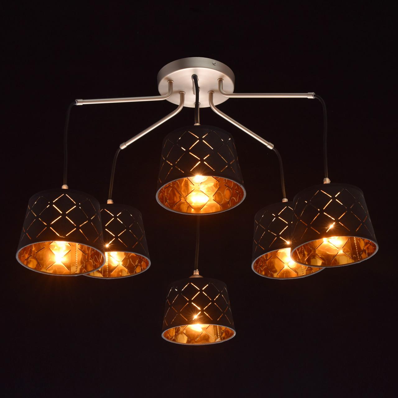 Подвесная люстра MW-Light Лацио 8 103012206 MW-LIGHT ЛАЦИО 187059 Черный - Вид №3