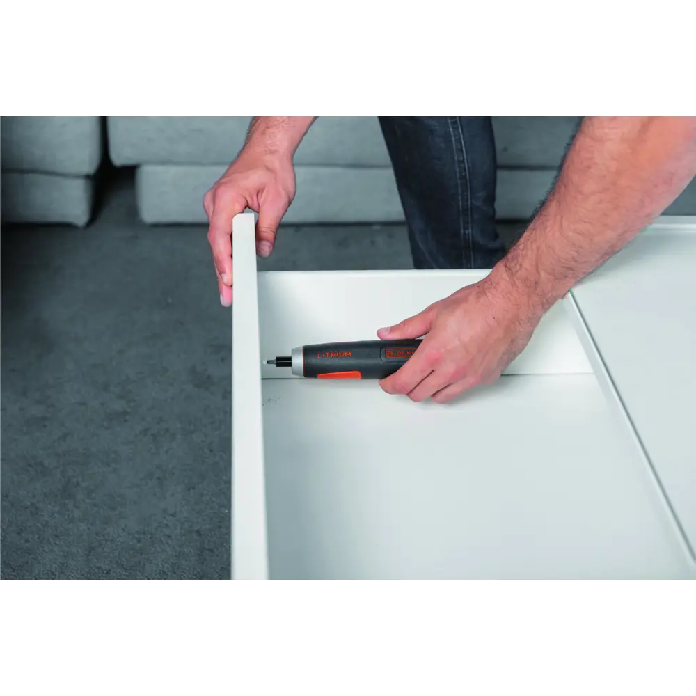 Отвертка аккумуляторная Black&Decker BD40K27-RU, 3.6 В Li-ion 1.5 Ач BLACK + DECKER STLM-2186154 - Вид №10