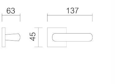 Pasini Ручка из латуни на розетке Duke 3751 - Вид №6