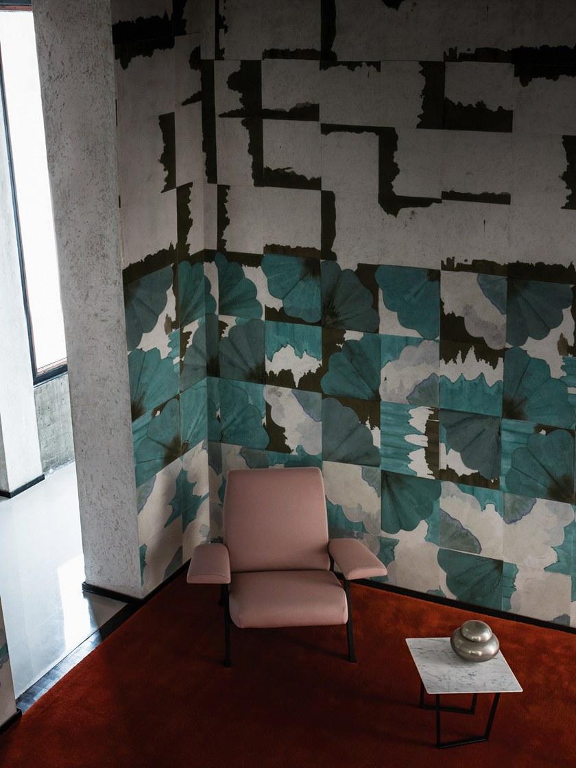 Wall&decò Обои в клетку с цветочными мотивами Contemporary wallpaper 2018 sun-id-1419959 - Вид №3