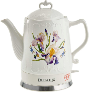 9235542 Электрочайник DELTA LUX DE-1012 белый