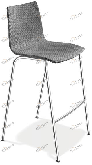 Casala Табурет из мягкой ткани с подставкой для ног Onyx barstool 2443/07