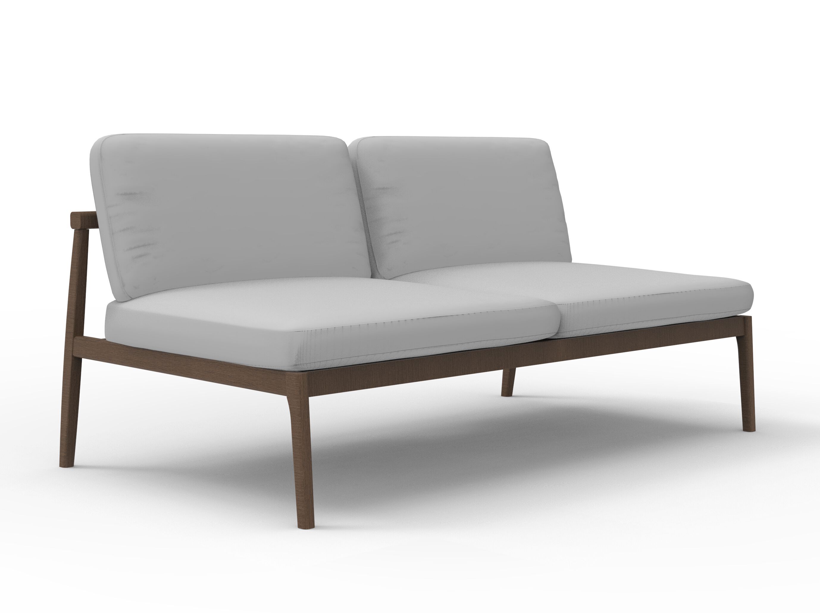 Длинный модуль для садового дивана в iroko Rever Искья ARCH-00039122 - Вид №1