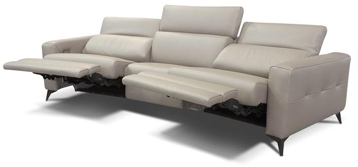 Rossini Sofas Изогнутый регулируемый кожаный диван sun-id-1509203 - Вид №13
