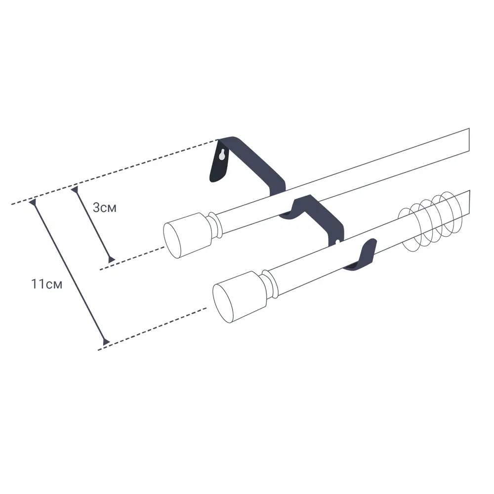 ЛТ Электрокарниз 5.12м APP TUYA АРТ77778 ЭСКАР STLM-2080473 - Вид №3