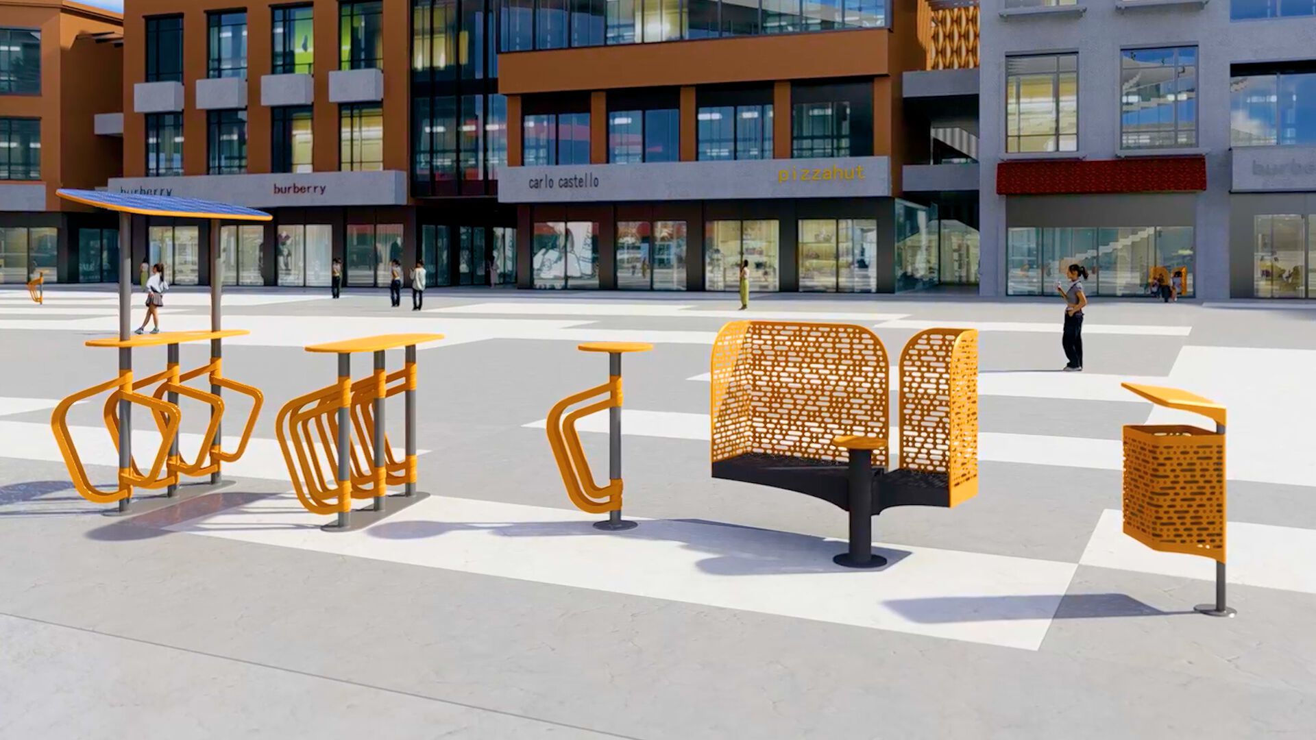 Наружная стальная стойка для мусора CITYSì Pivot ARCH-00085194 - Вид №8