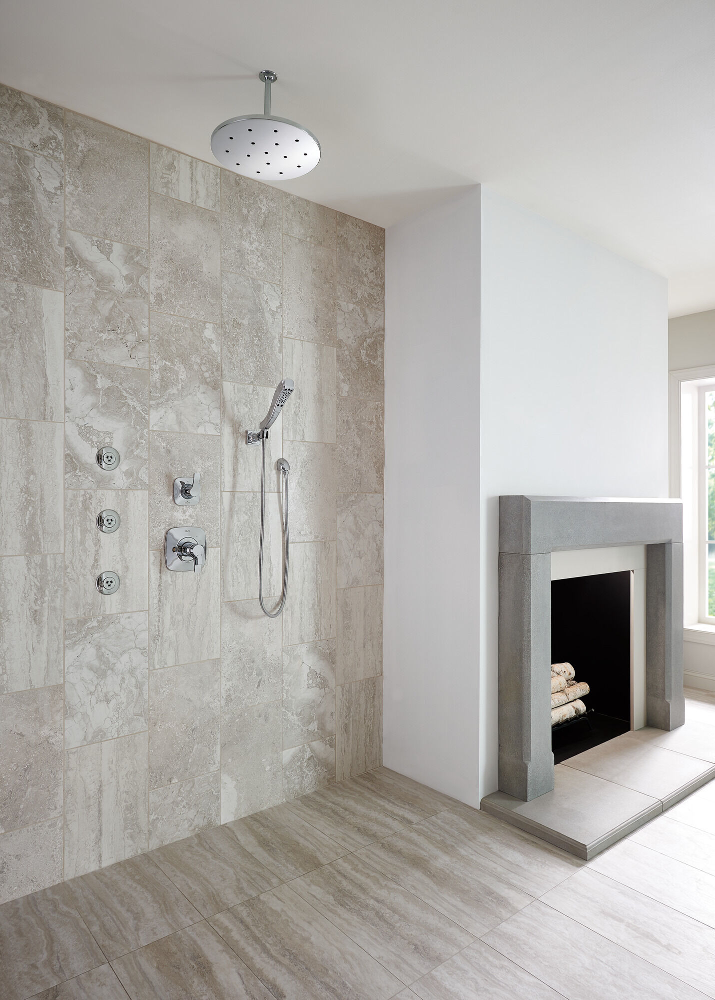 SH5002-PN Спрей для тела HydraChoice® - бодрящая насадка H2Okinetic® Delta Faucet HydraChoice Body Spray System Полированный никель  - Вид №4