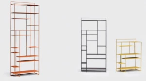 Ronda Design Открытый книжный шкаф из крашеного металла  Lv02 / lv03
