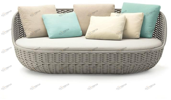 Paola Lenti 2-местный диван из полиэстера Orbitry sun-id-1497732