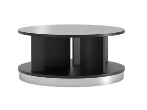 Низкий деревянный журнальный столик