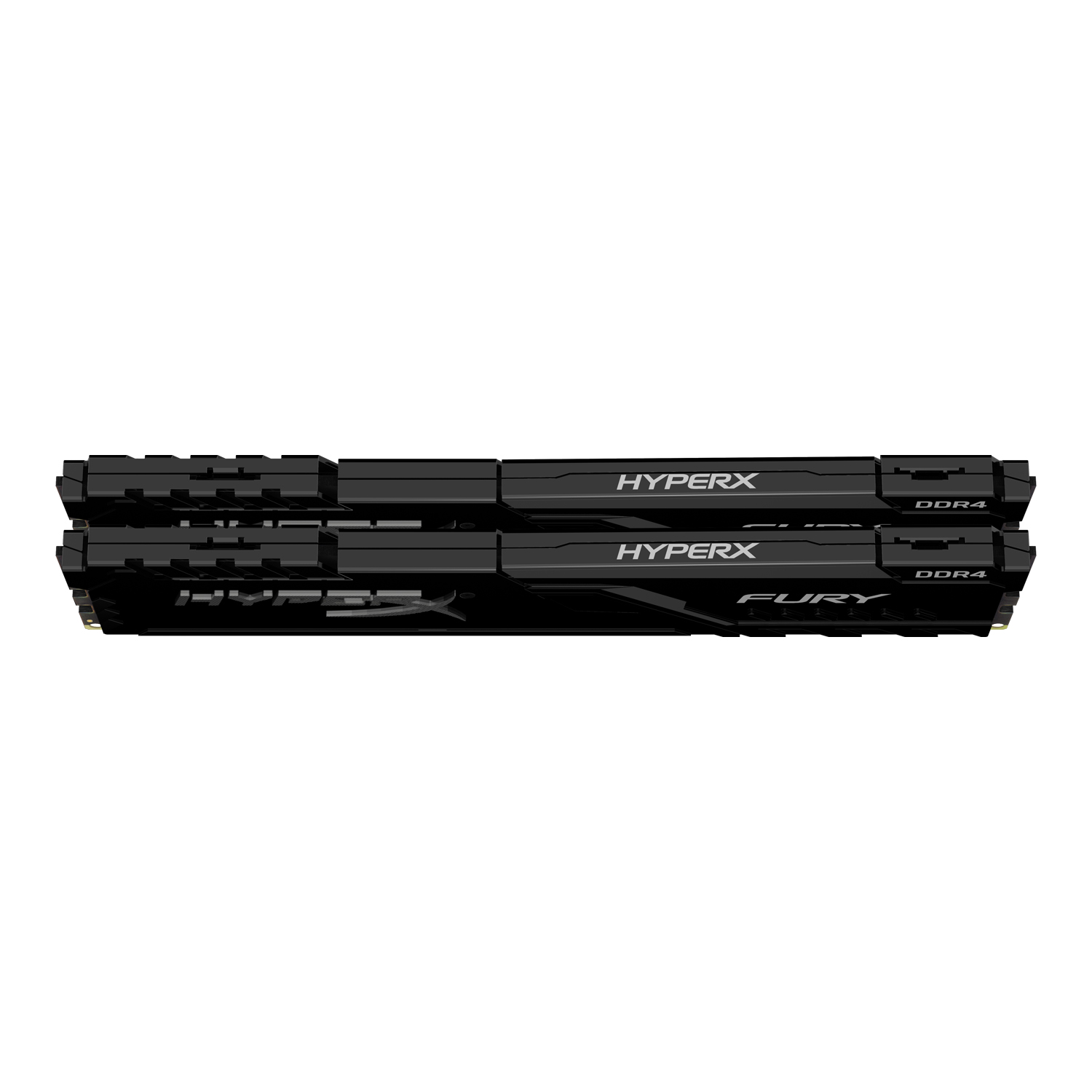 HX426C16FB3K2/16 16gb 2666mhz ddr4 cl16 dimm (kit of 2) hyperx fury black Kingston Santreyd  - Вид №2