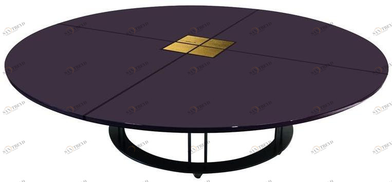 Garbarino Низкий лакированный журнальный столик Aureola Aur cf2 c 