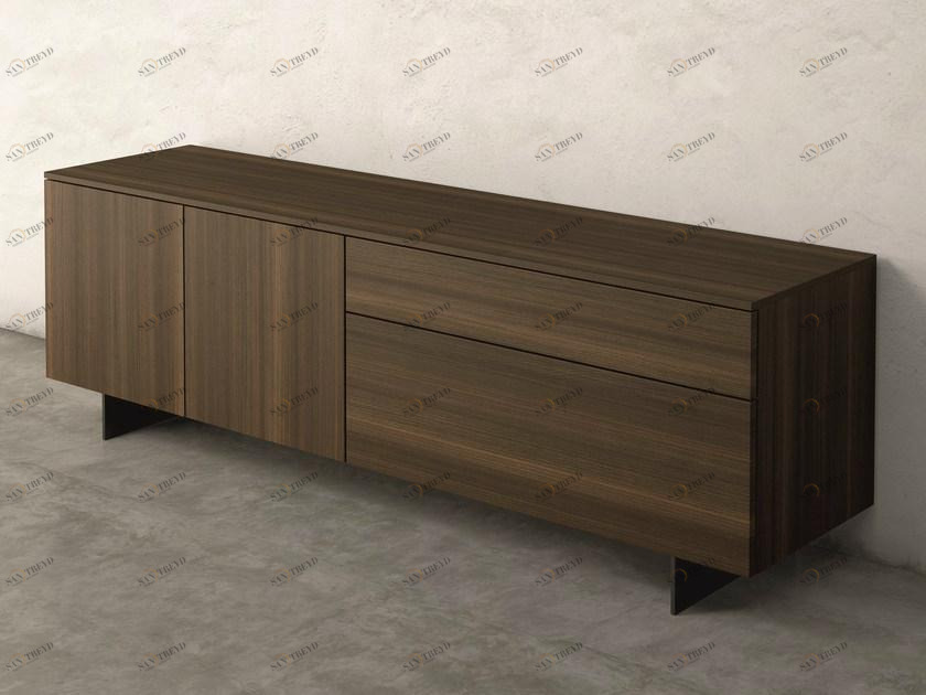 Dall'Agnese Буфет эвкалиптовый с распашными дверцами с ящиками Fashion sun-id-1370519