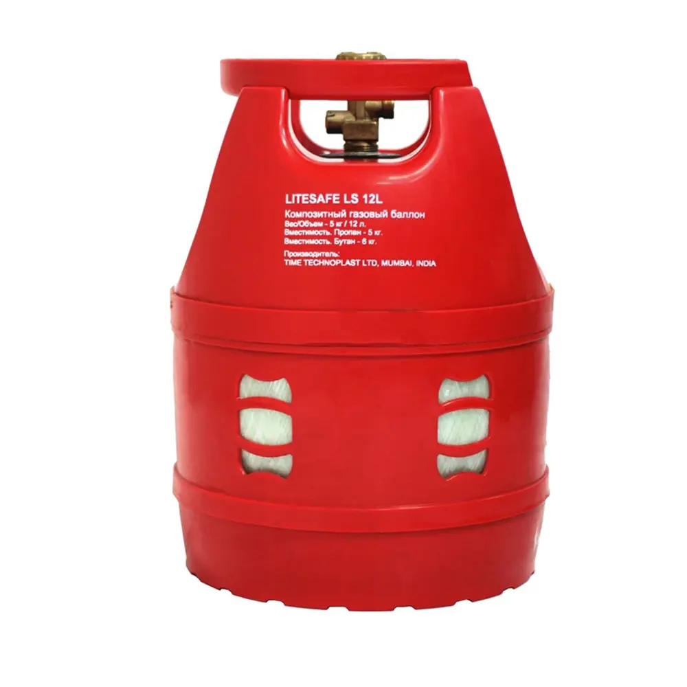 Газовый баллон Litesafe 12 л стекловолокно/фибергласс цвет красный 83511760 STLM-2113255 