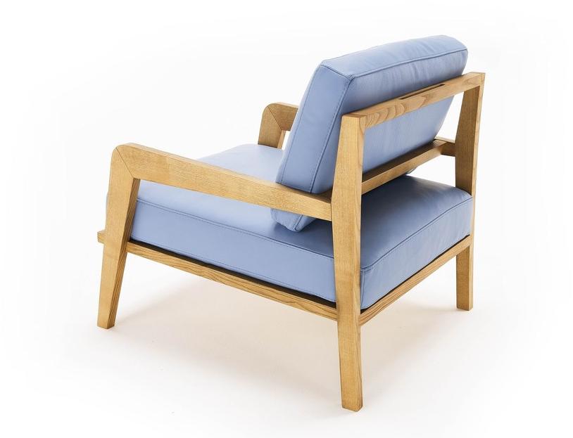 Egoitaliano Мягкое кожаное кресло с подлокотниками sun-id-1512434 - Вид №1