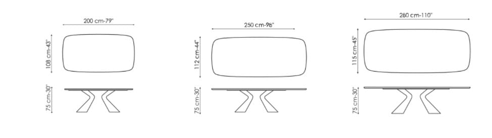 Прямоугольный стол BONALDO PRORA ARCH-00117201 - Вид №7