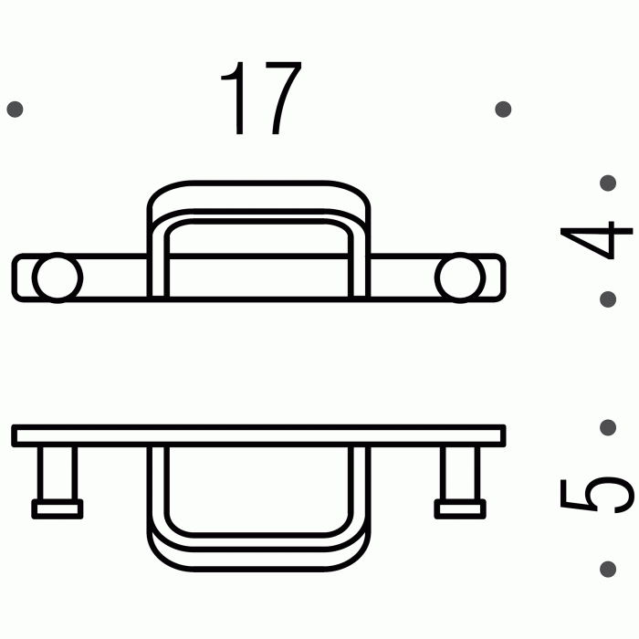 W4227 Планка с крючками COLOMBO TIME Colombo Design - Вид №2