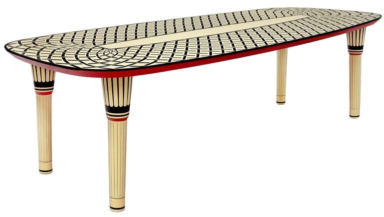 Scarlet Splendour Прямоугольный обеденный стол Vanilla noir sun-id-1441711 - Вид №1