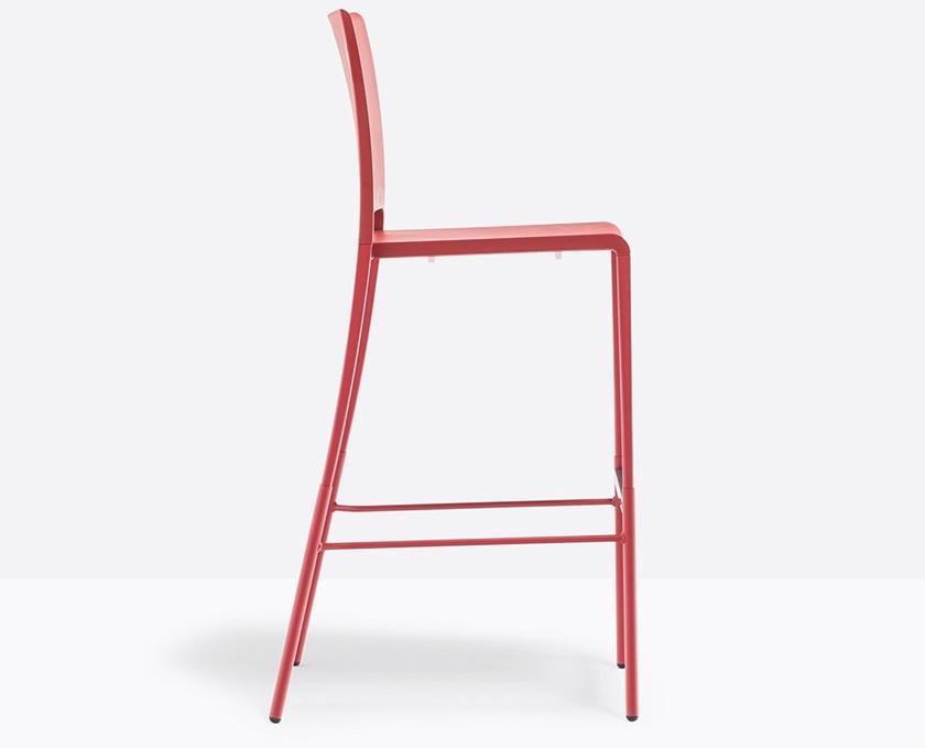 Pedrali Табурет высокий полипропиленовый с подставкой для ног Mya 716 - Вид №3