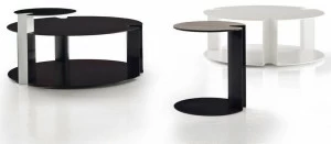 B&B Italia Круглый журнальный столик из дерева или стали Nix