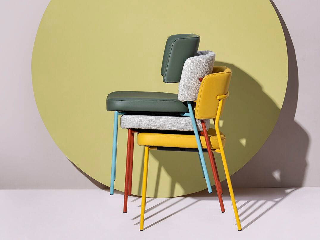 Окрашенный металлический штабелируемый стул TrabA' Marlen ARCH-00047942 - Вид №10