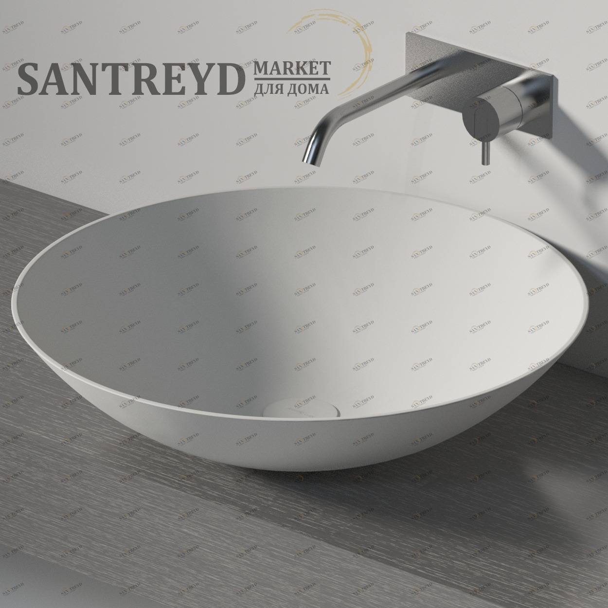 VELOTONDO54SERENA Накладная раковина на столешницу  круглая Antoniolupi 