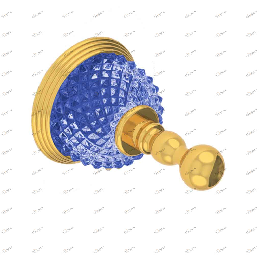 C47-502 C47-502 Настенный крючок для халатов АЛМАЗНЫЙ КУПОЛ Cristal & Bronze DÔME DIAMANT 