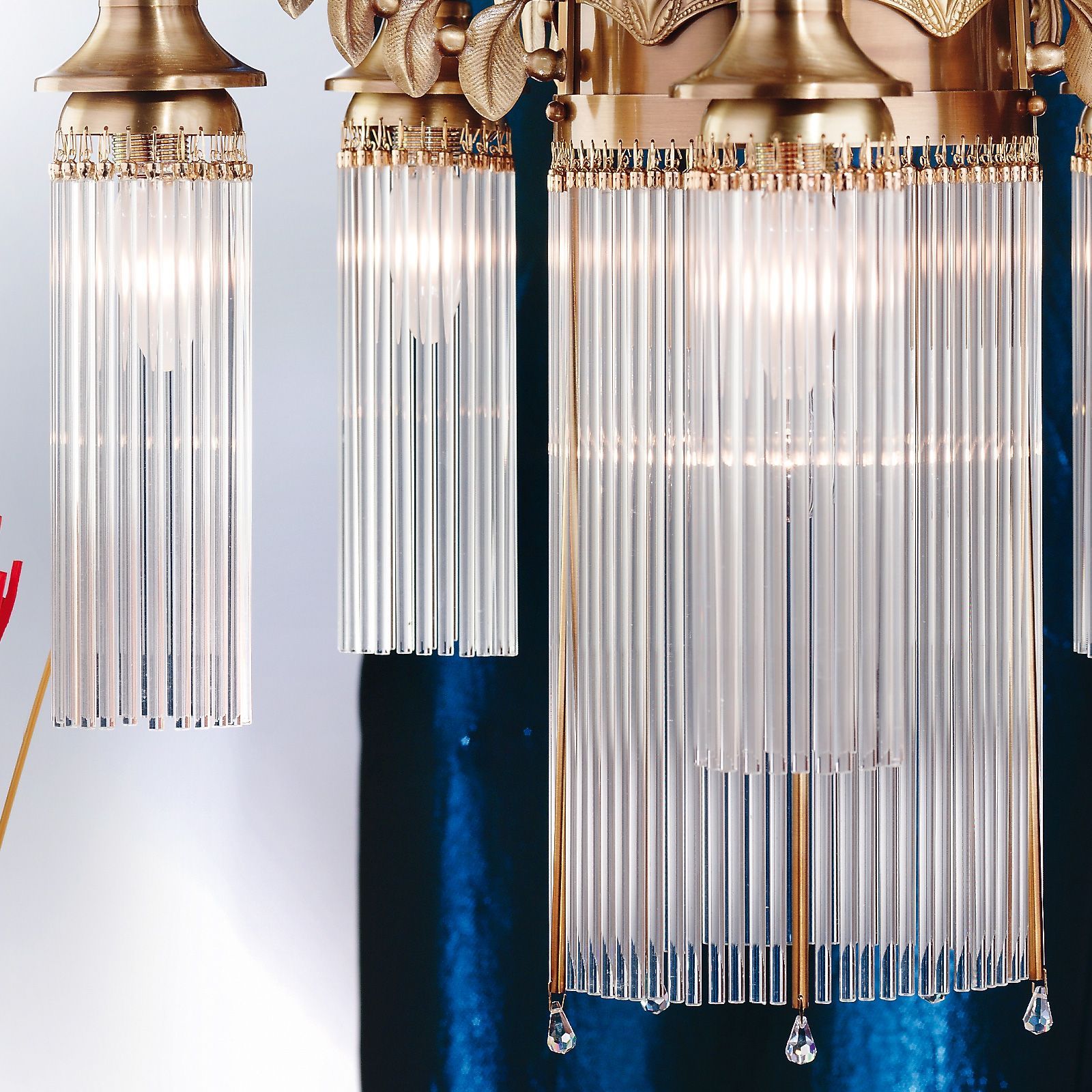 Люстра из латуни и стекла Orion ARCH-00120380 - Вид №3