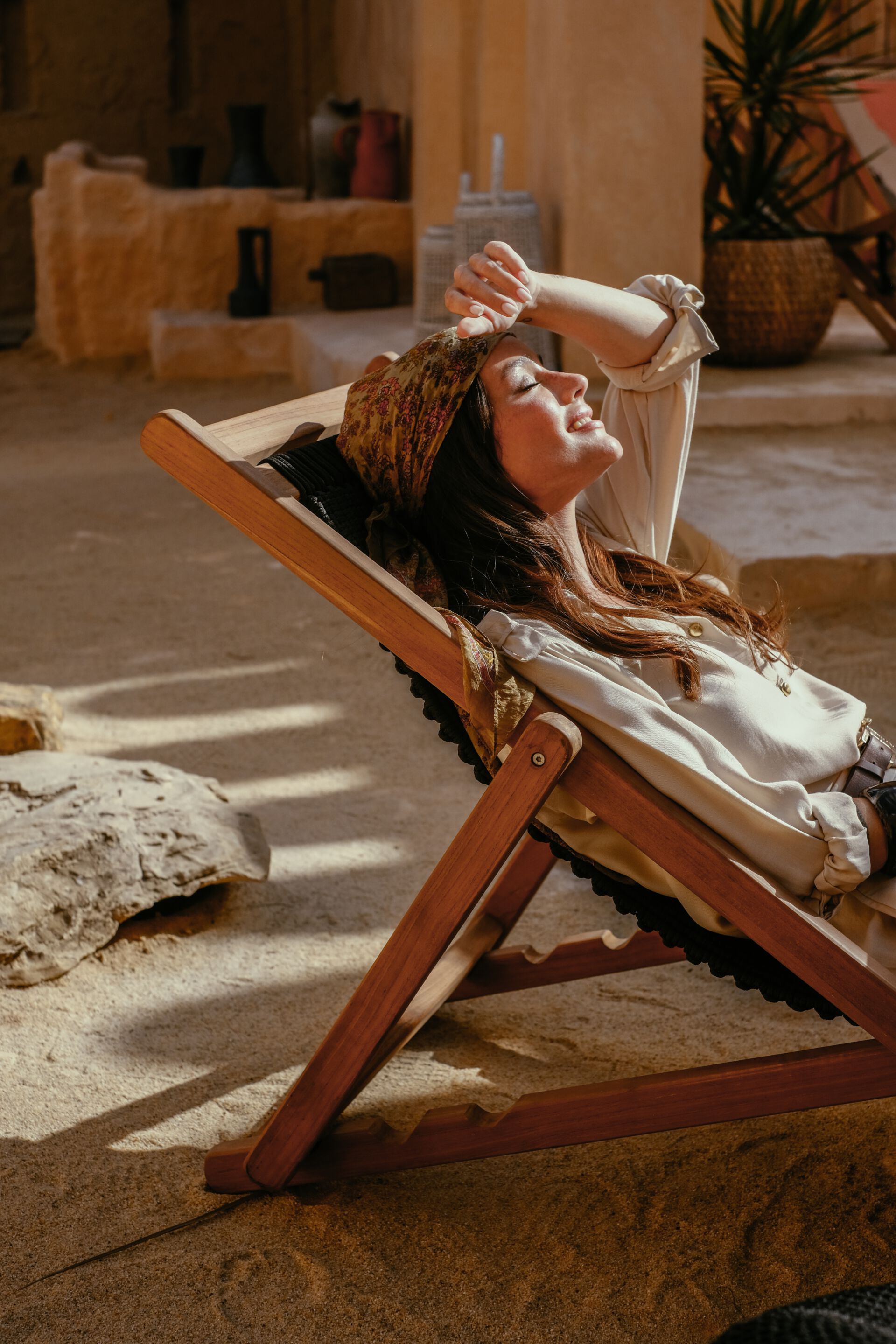 Кресло для отдыха из тикового дерева и веревки cbdesign Виареджо ARCH-00142467 - Вид №13