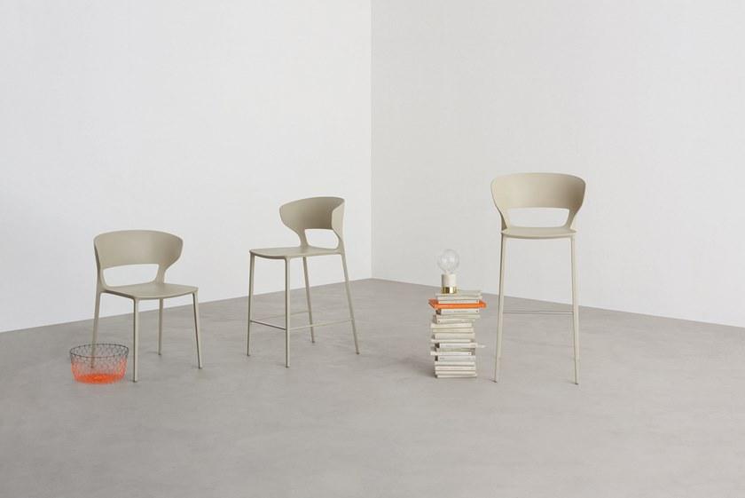 Desalto Табурет из полиуретана с подставкой для ног Koki sun-id-1464582 - Вид №2