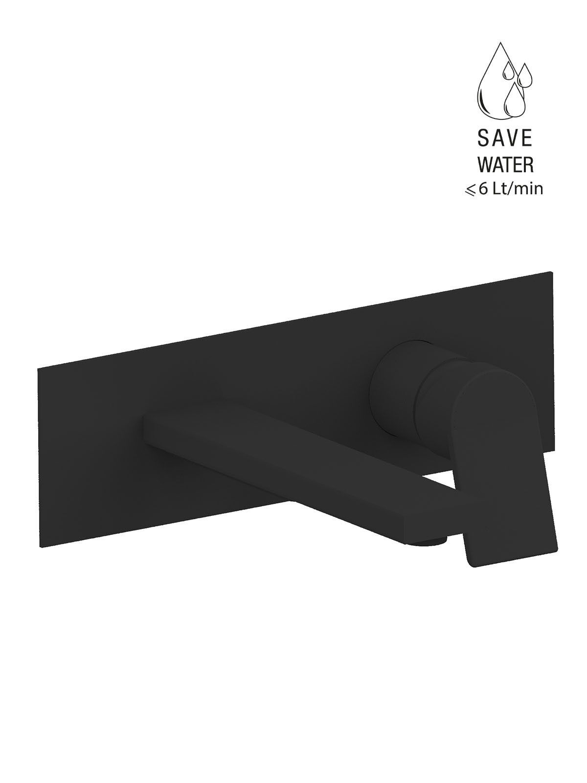 Настенный однорычажный смеситель для раковины без слива Rubinetterie Frattini Gintonic ARCH-00069603 - Вид №2