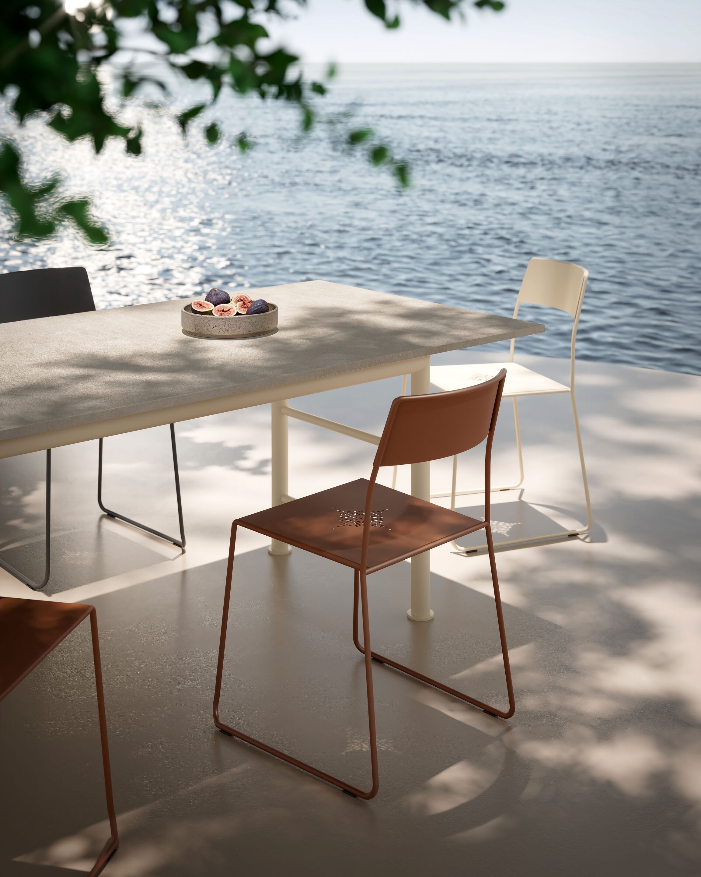 Штабелируемый стул с порошковым покрытием Opinion Ciatti Nigelle ARCH-00096926 - Вид №3