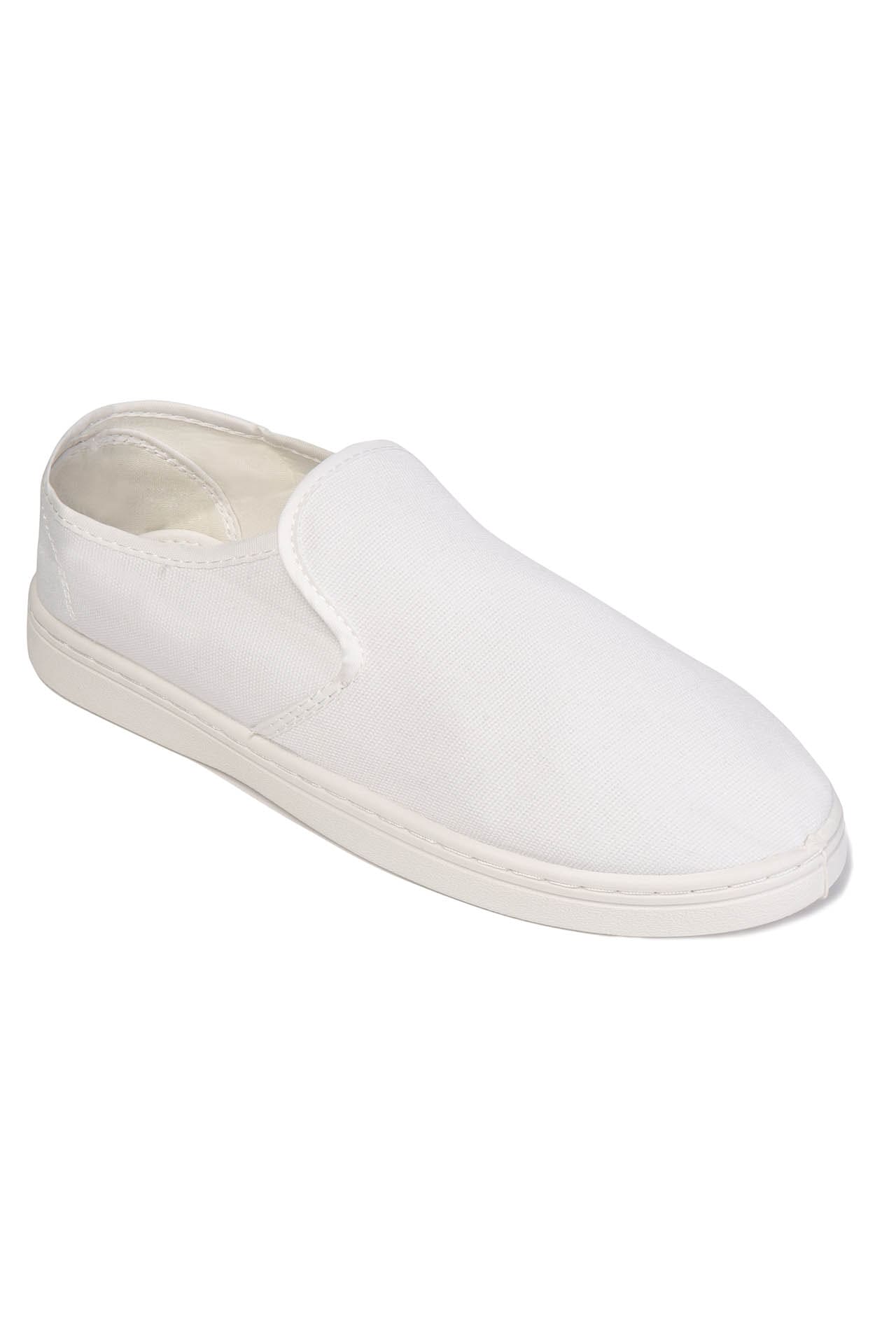 5040094 Слипоны на резинке белые  Медицинская обувь  размер 45 Спецодежда 