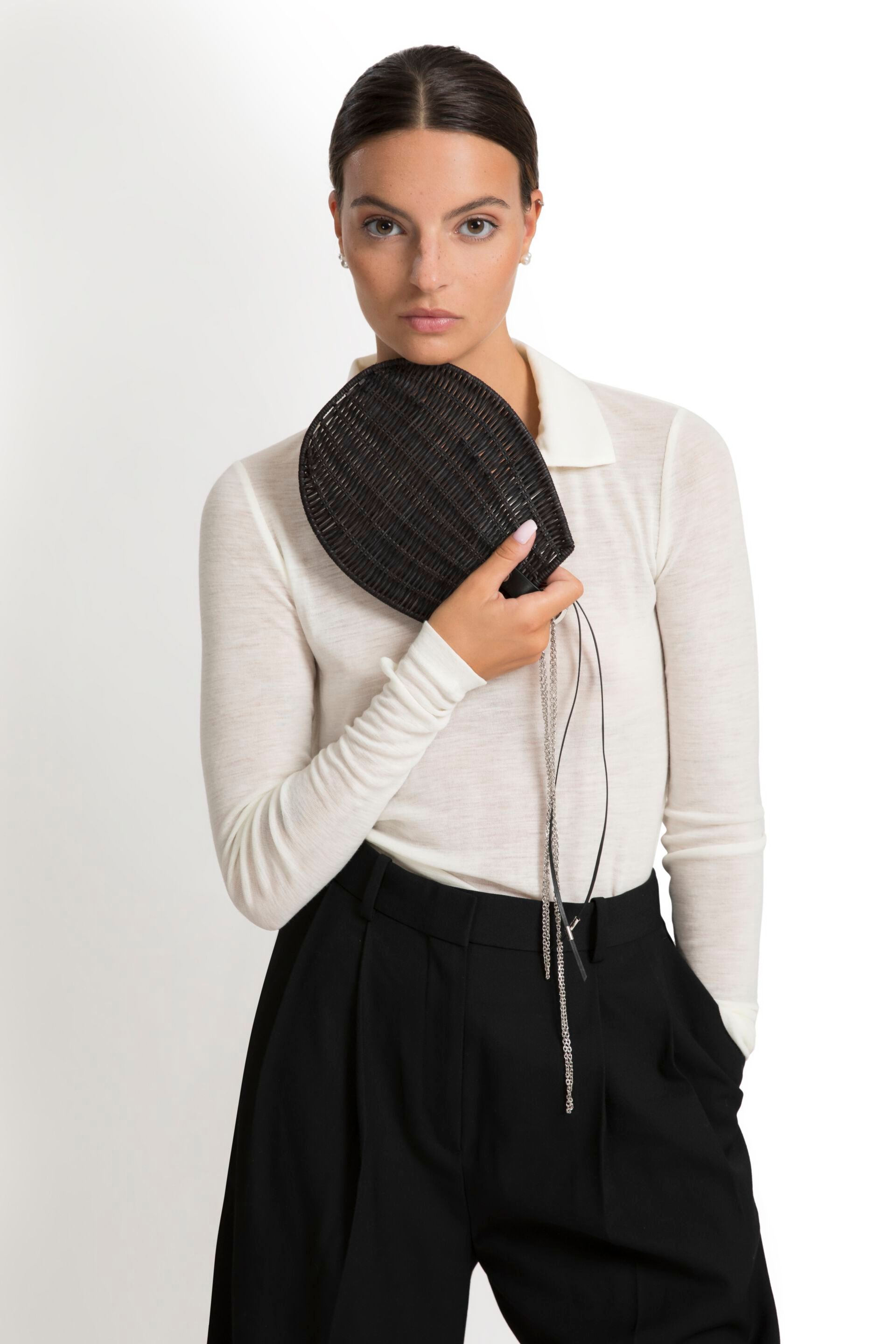 Веер из медуллина Bottega Intreccio GIGÌ ARCH-00150449 - Вид №3