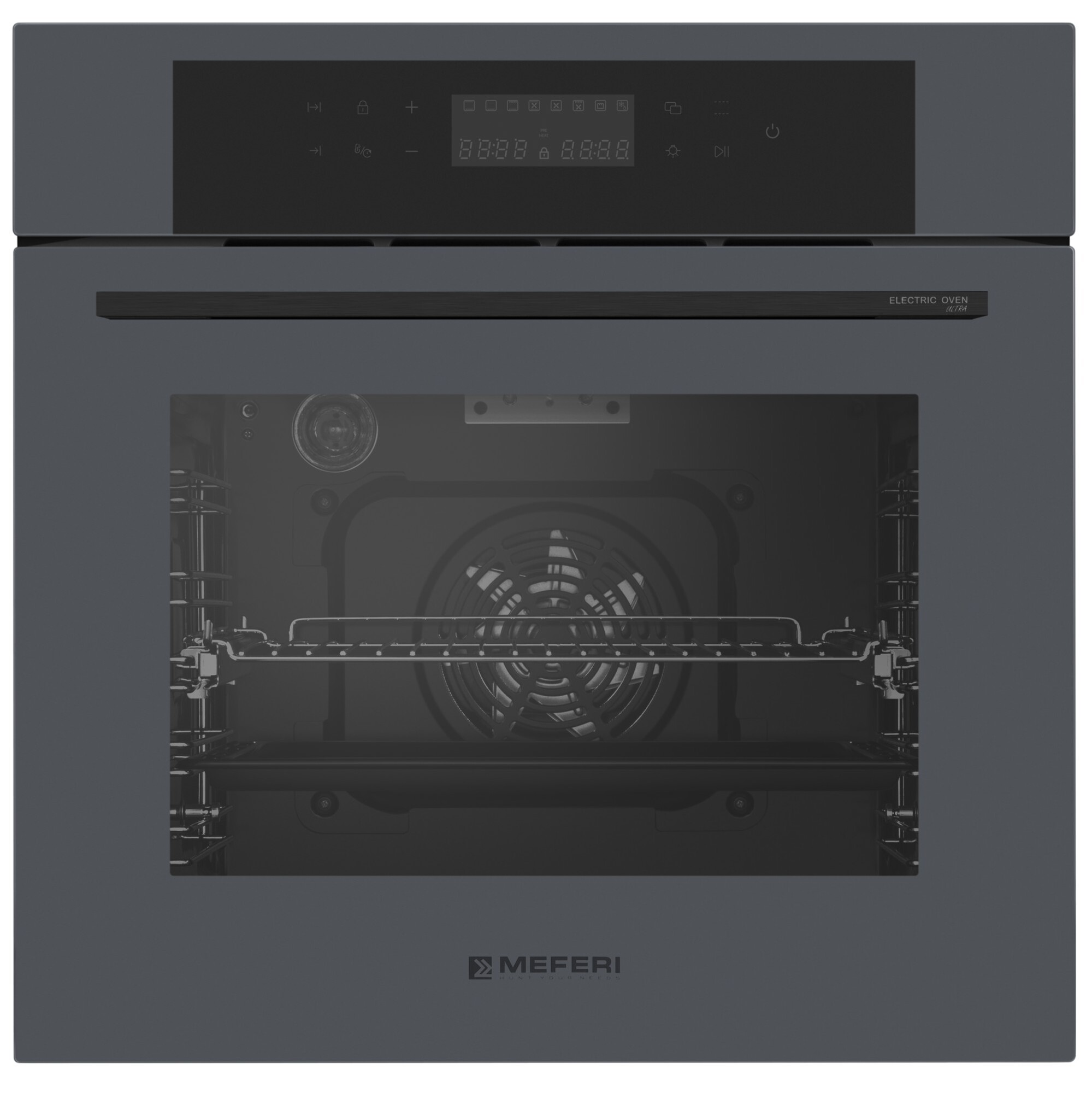 9202551 Электрический духовой шкаф Meferi MEO6010GR ULTRA серый STDN-0099798